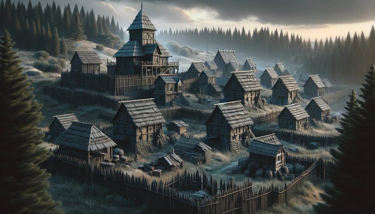 A countryside village in the Fort Valiance hinterlands