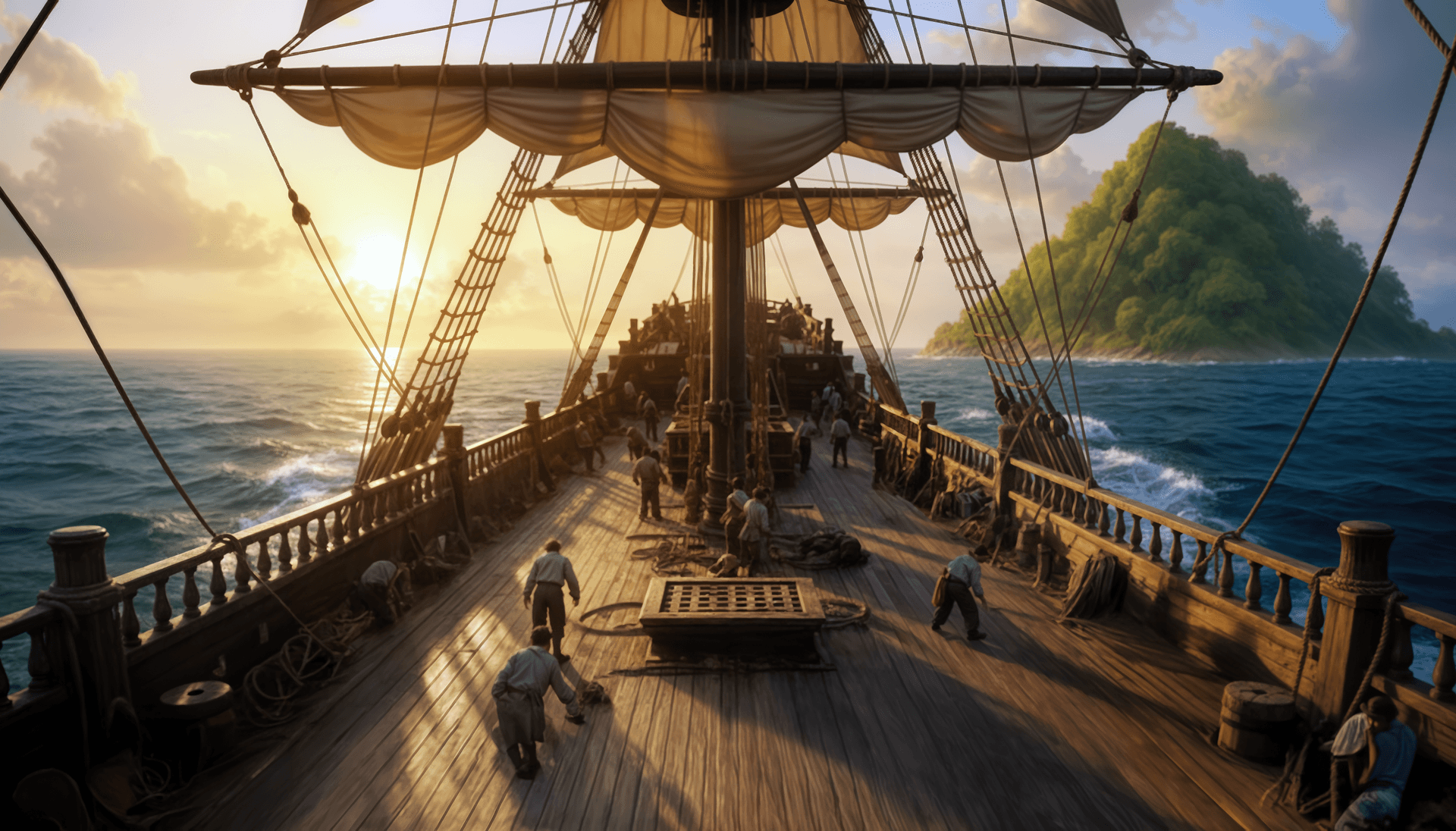 Life aboard the Maiden's Kiss