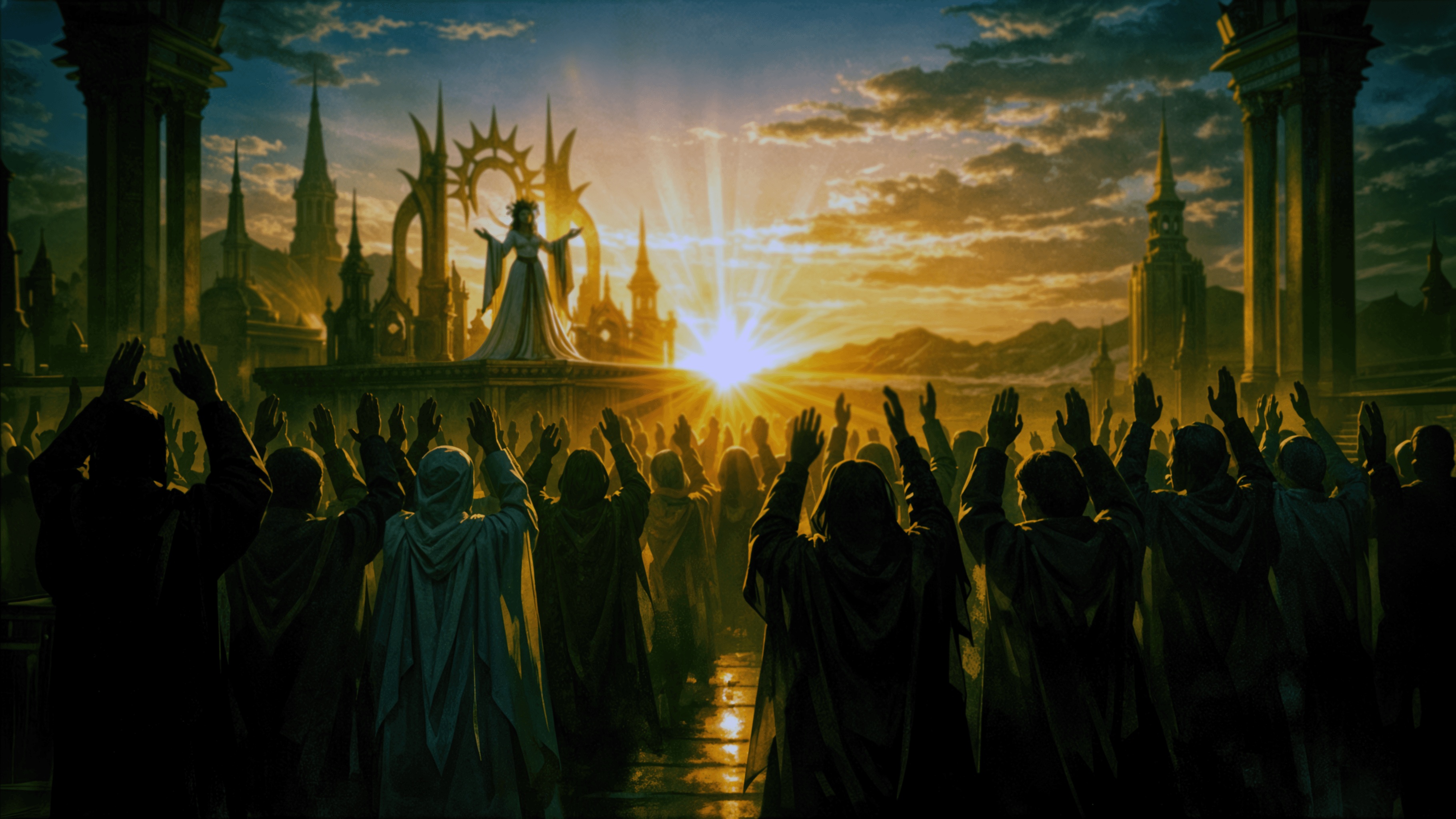 The sun sets on a vigil