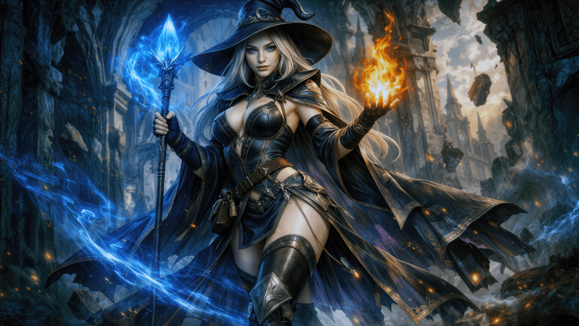 An arcane practitioner of the Mages' Guild